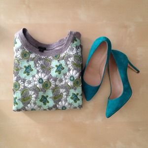 J. Crew Shoes - J.Crew deep emerald everly pump J. Crew Shoes - J.Crew deep emerald everly pump
