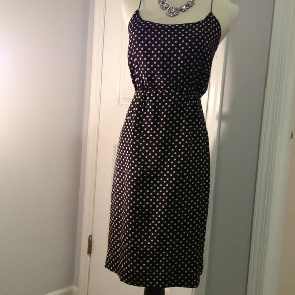 🌻Sold in Bundle 🌻J. Crew Polka Dot Silk Dress - Picture 2 of 4