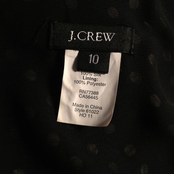 🌻Sold in Bundle 🌻J. Crew Polka Dot Silk Dress - Picture 4 of 4