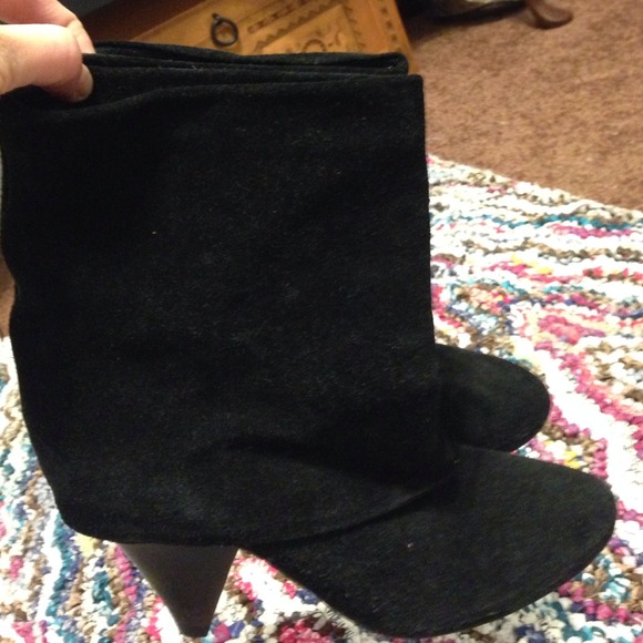 Steve Madden Black Suede Booties! SOLD
