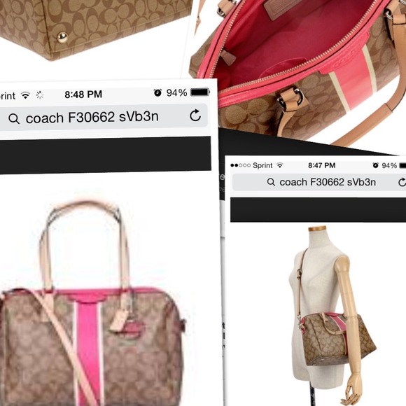 Coach khaki/ Pomegranate SOLD