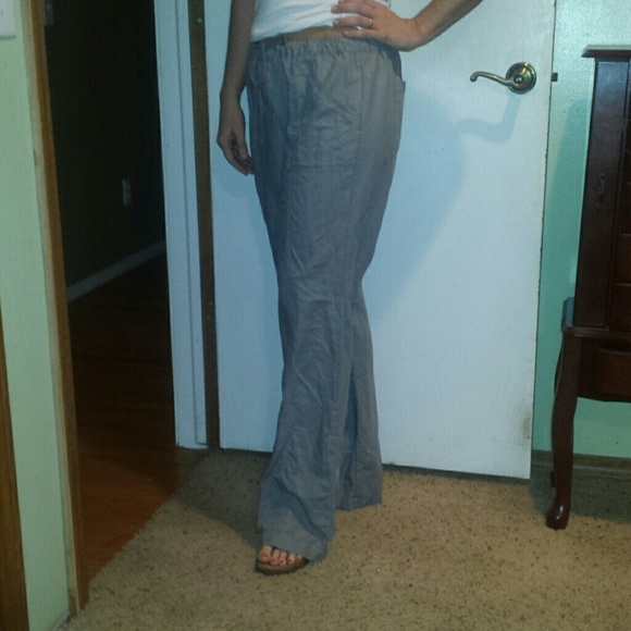REDUCED!!!!!!LINEN SLACKS 2 PAIRS!!!!!!