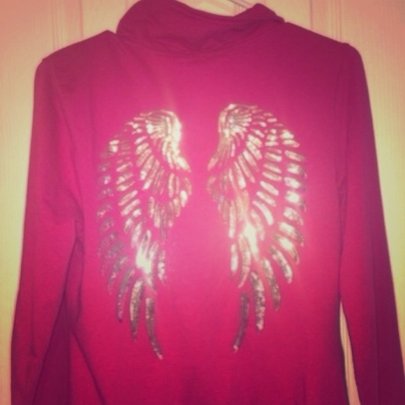 PINK Victoria's Secret sequin angel track jacket
