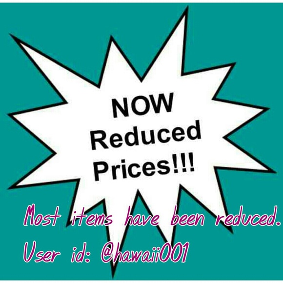 Reduced prices