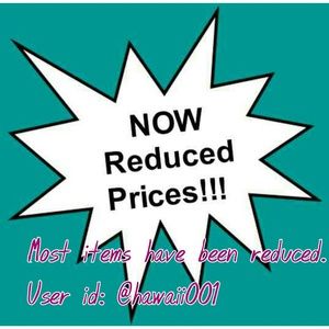 Reduced prices