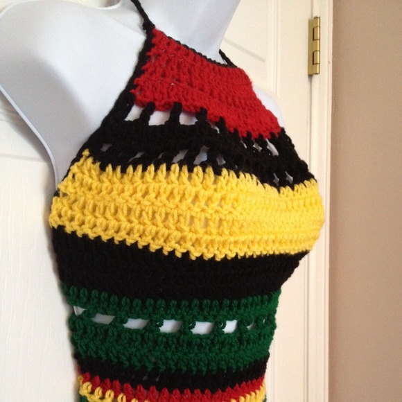 Crochet rasta halter - Picture 2 of 3