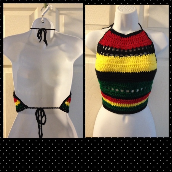 Crochet rasta halter - Picture 3 of 3