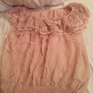 Super cute pale pink tank!