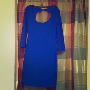 Haute Blue Bodycon Dress