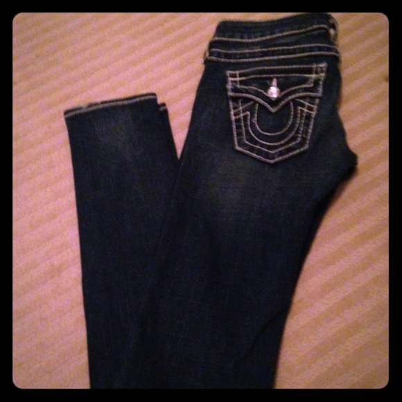 🎉SOLD🎉 True Religon Jeans with Rhinestone Detail