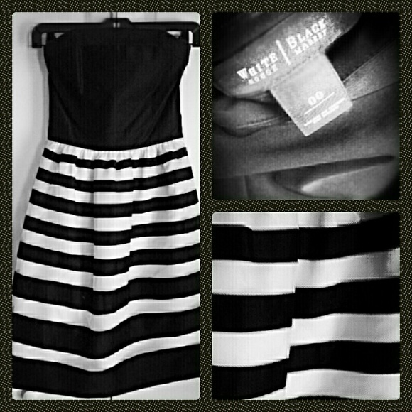 Sleek black and white Cocktail dress