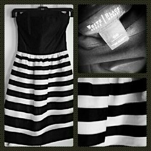 Sleek black and white Cocktail dress