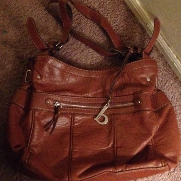 Brown/Tan leather BOC handbag