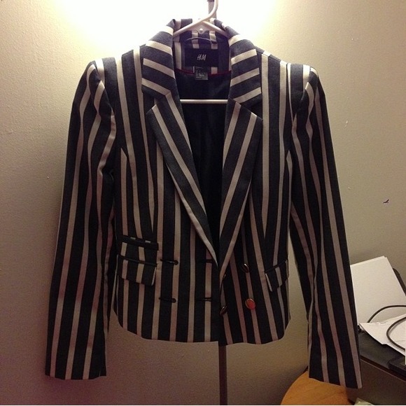 H&M Striped Blazer - Picture 1 of 3