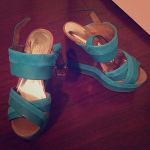COACH "gaile" wedges. -Blue