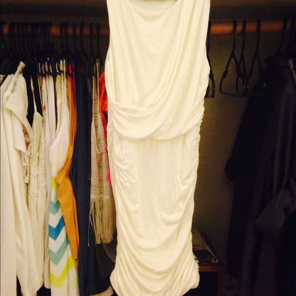 Ruched Drape Front Dress - Picture 2 of 2