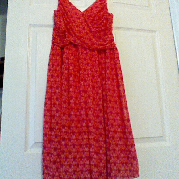 Coral dress