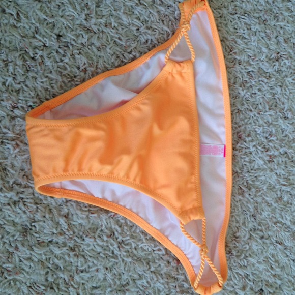 NWOT Victorias Secret Orange Bikini Bottom - Picture 3 of 5