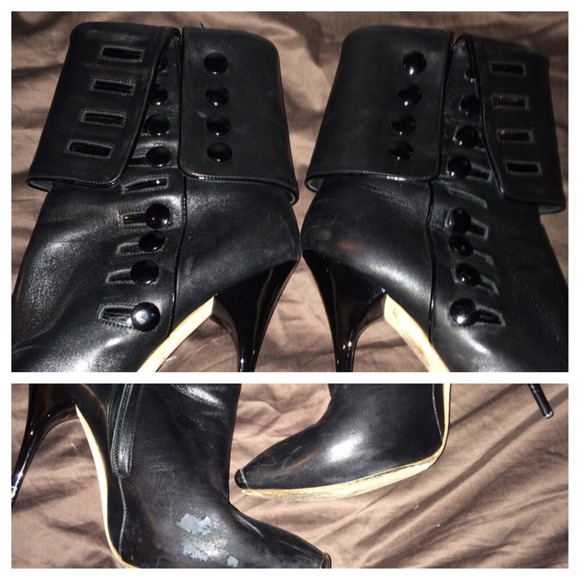 SOLD Alexander McQueen Black Leather Boots 💯auth - Picture 3 of 4