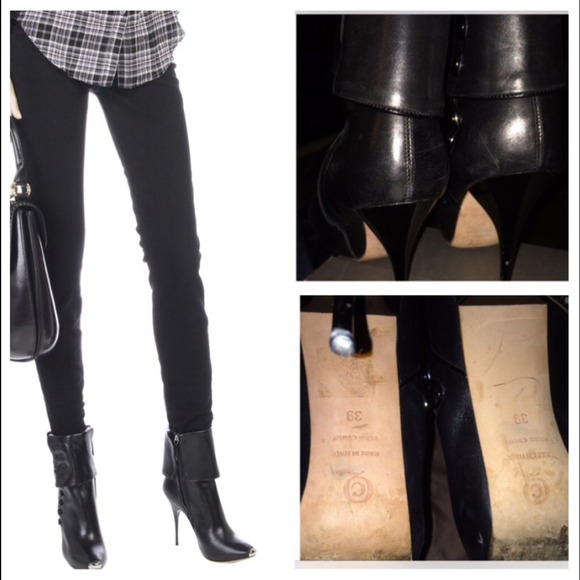 SOLD Alexander McQueen Black Leather Boots 💯auth - Picture 4 of 4