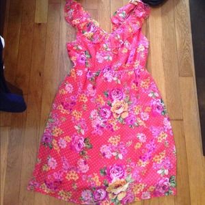 Flower patterned dress