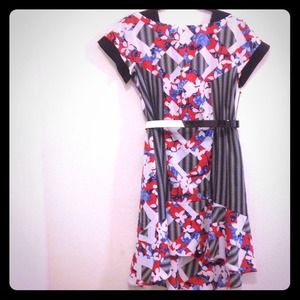 PETER PILOTTO DRESS, SIZE 8
