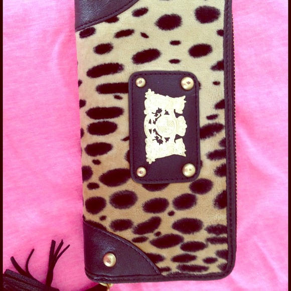 Juicy couture leopard print wallet