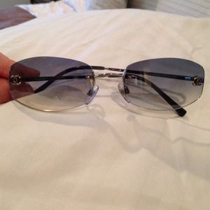 Chanel rimless sunglasses