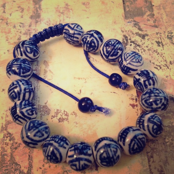 SOLD China, Blue-printed Bracelet.