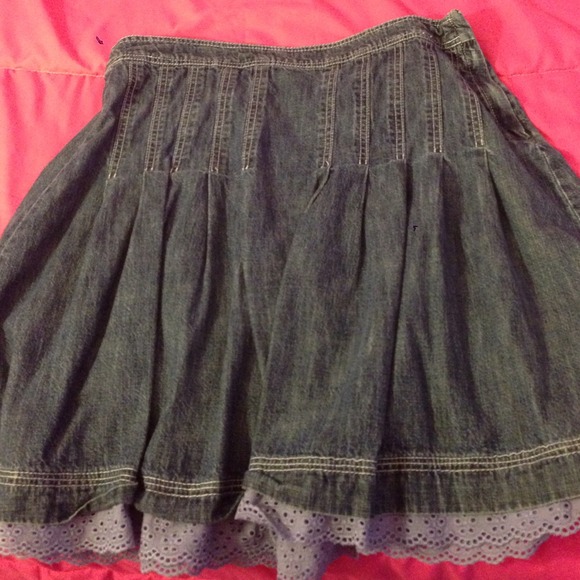 Blue jean skirt