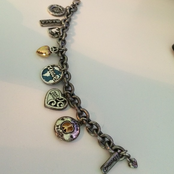 Peace Charm Bracelet