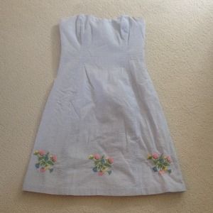 Shoshanna seersucker dress