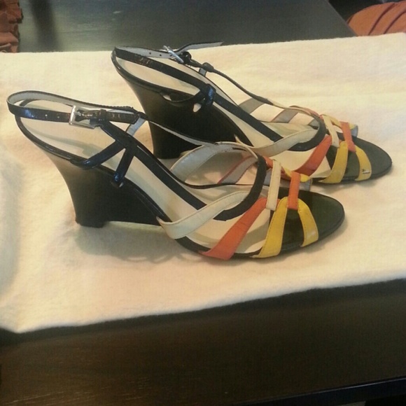 Multi Color Nine West Wedge