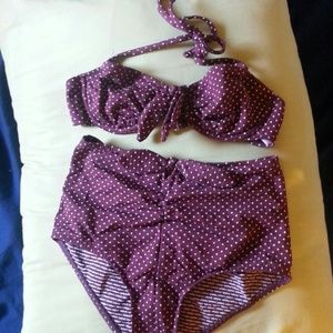 NWOT Scrunch Butt High Waisted Bikini