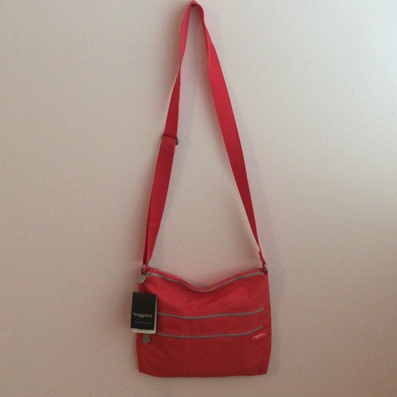 Brand New red Baggallini crossbody purse!