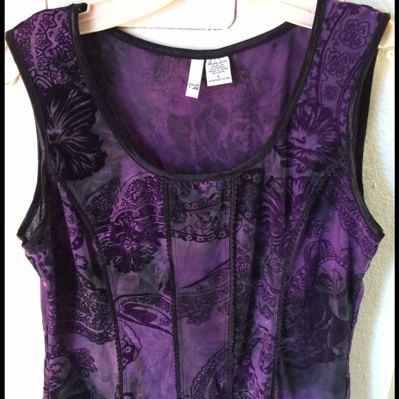 Velvety Purple Top
