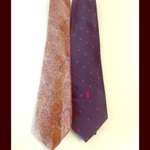 Yves Saint Laurent men ties