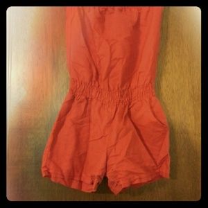 Red Body Central Romper