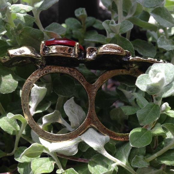 Double Skull Ring❌SOLD❌ - Picture 2 of 3