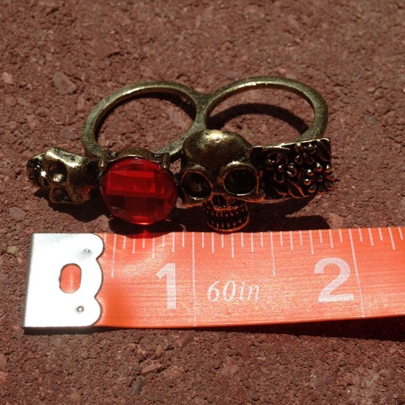 Double Skull Ring❌SOLD❌ - Picture 3 of 3