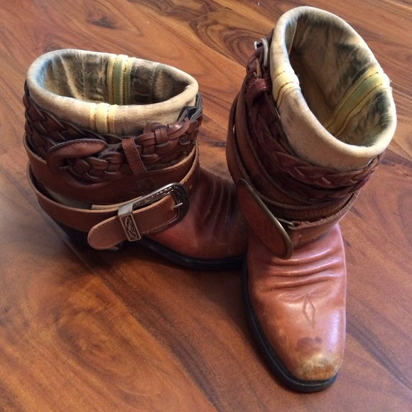 Vintage Durango Folded Cowboy Boot