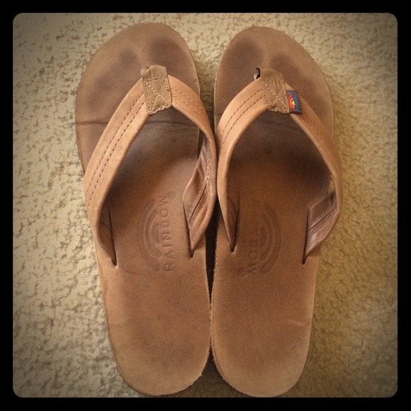 Rainbow Shoes - Rainbow Flip Flops