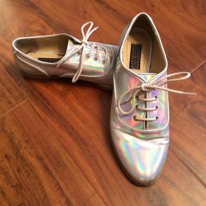 Deena and Ozzy Holographic Oxfords