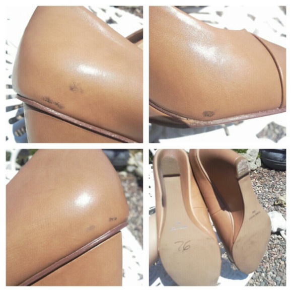 SOLD!!! Final Reduction - Nine West Nude Wedges - Picture 4 of 4