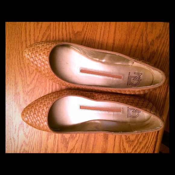 New Directions Weaved Camel Flats