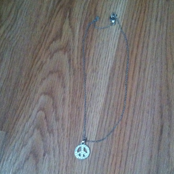 Peace sign necklace