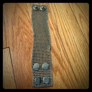 Fun funky silver bracelet