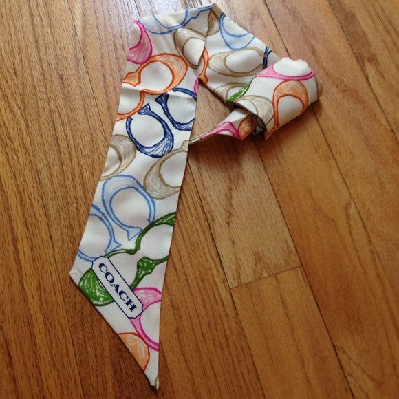 100% silk coach hair scarf