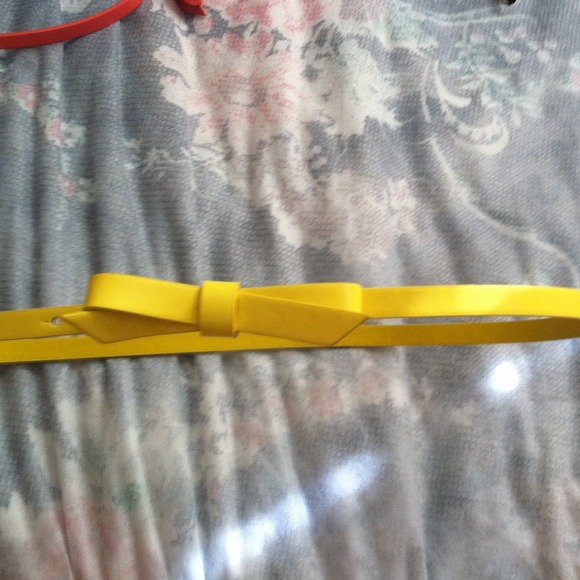 Bright yellow belt