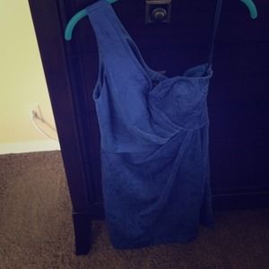 One shoulder formal dress